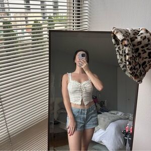 UO Lace Corset Top NWT